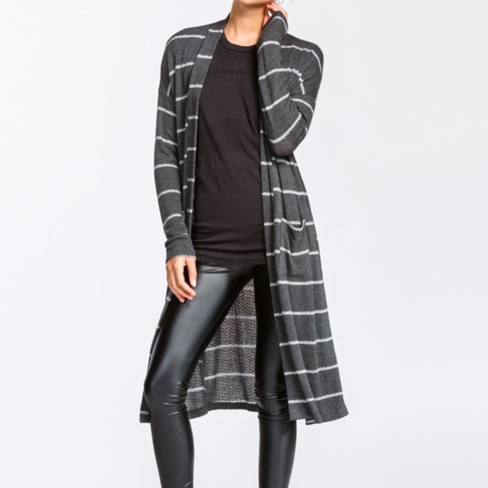 NWT Soft Knit Duster Cardigan w/ Pockets